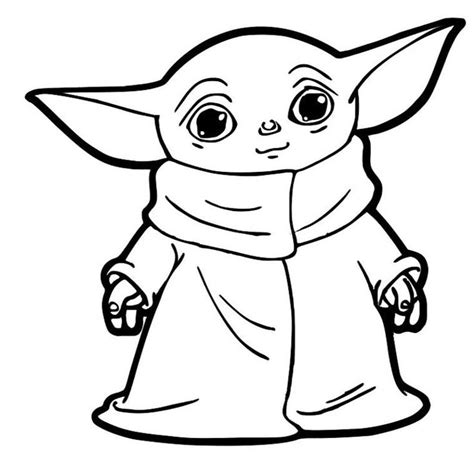 Baby Yoda ! Car Decal Sticker | Yoda art, Yoda decals, Yoda drawing