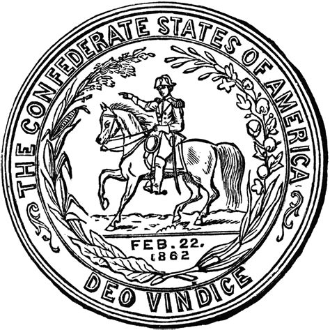 Confederate States Seal Clipart Etc