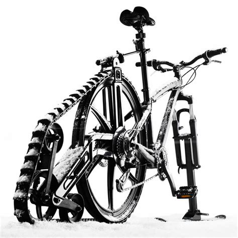 Electric bike conversion kits are as easy to use as changing a bike tire and allow you a wide range of freedom when it comes to designing your electric bike. Ktrack Snow Bike Kit