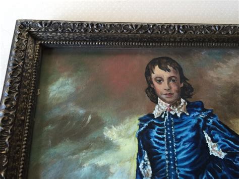 Thomas Gainsborough The Blue Boy Reproduction Acrylic Painting By