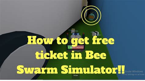 Find treasures hidden around the map and discover all new types of bees. How to get free ticket in Bee Swarm Simulator! - YouTube