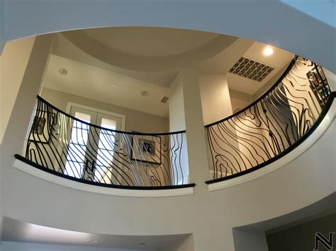 Modern Staircase Railings — Ornamental Iron Works Naddours Custom