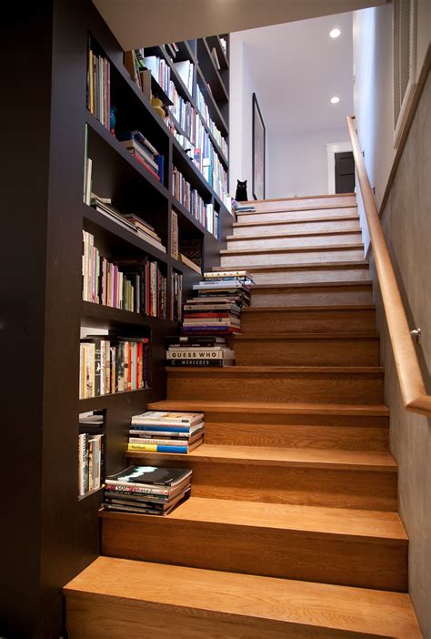 31 Bookshelves For The Ultimate Bookworm Staircase Bookshelf