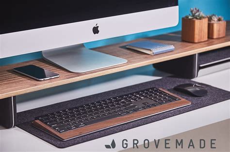 By creating a space for everything, the grovemade desk shelf system is designed for effortless organization, allowing rapid, seamless transitions between digital and analog devices. Grovemade Desk Shelf