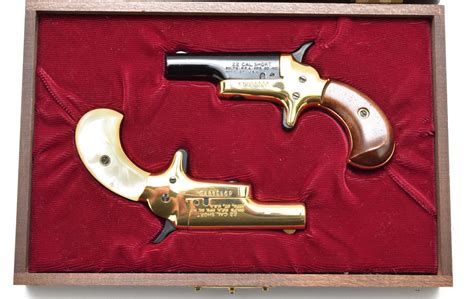 Pair Of Colt Derringer 22 Short Caliber Pistols For Sale