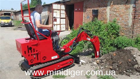 Мини экскаватор МД 4 ТМ Минидигер mini excavator minidiger tm youtube