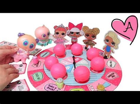 Entonces este juego será muy fácil para ti! Video: Bebes juegan con juego de mesa LOL Surprise ...