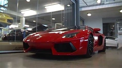 Red Lamborghini Aventador Lp700 4 Youtube