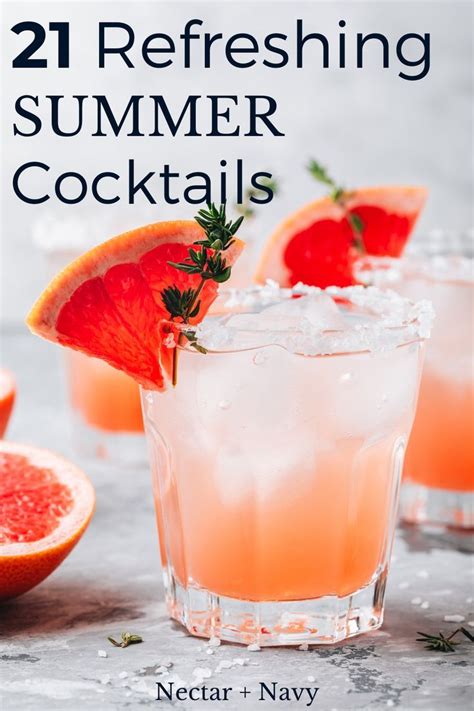 21 Refreshing Cocktails For Your Next Summer Party Nectar Navy