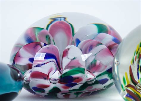 Beautiful Blown Glass Paperweights Ebth