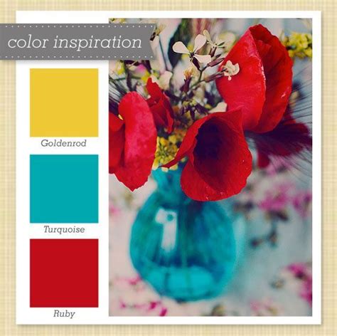 Maybe you would like to learn more about one of these? Yellow, Blue and Red Color Palette | Turquoise, Kitchen ...