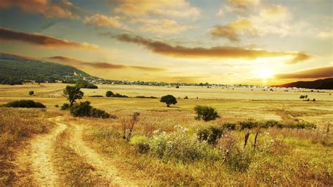Landscapes Nature Countryside Country Road Wallpaper