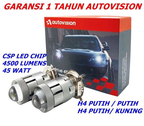 Jual Lampu Biled Projector Motor Mobil Autovision Daytona 45 Watt 4500