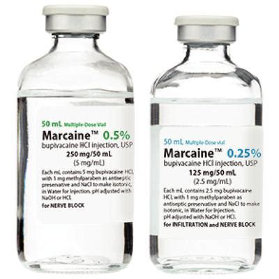 Marcaine drug & pharmaceuticals active ingredients names and forms, pharmaceutical companies. Marcaine™ Injection - Multiple Dose Glass Fliptop Vial, 1 ...