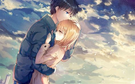 Wallpaper Couple Versi Anime Romantic And Emotional Couples Anime Full