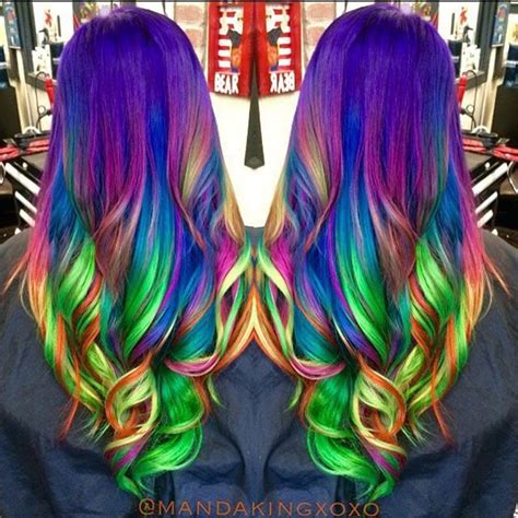 Neon Rainbow Hair By Amanda King Unicorn Hair Mermaid