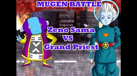 Zeno Sama Vs The Grand Priest Daishinkan Dragon Ball Super Tournament
