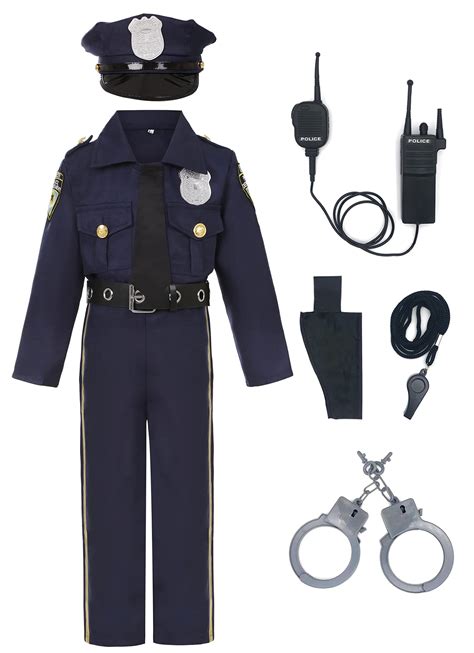 Buy Viyorshop Kids Costume Deluxe Officer Costume Cop Set For Halloween