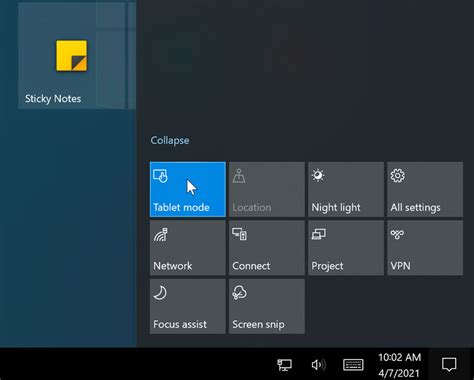 Windows 10 Using Windows 10 On A Tablet