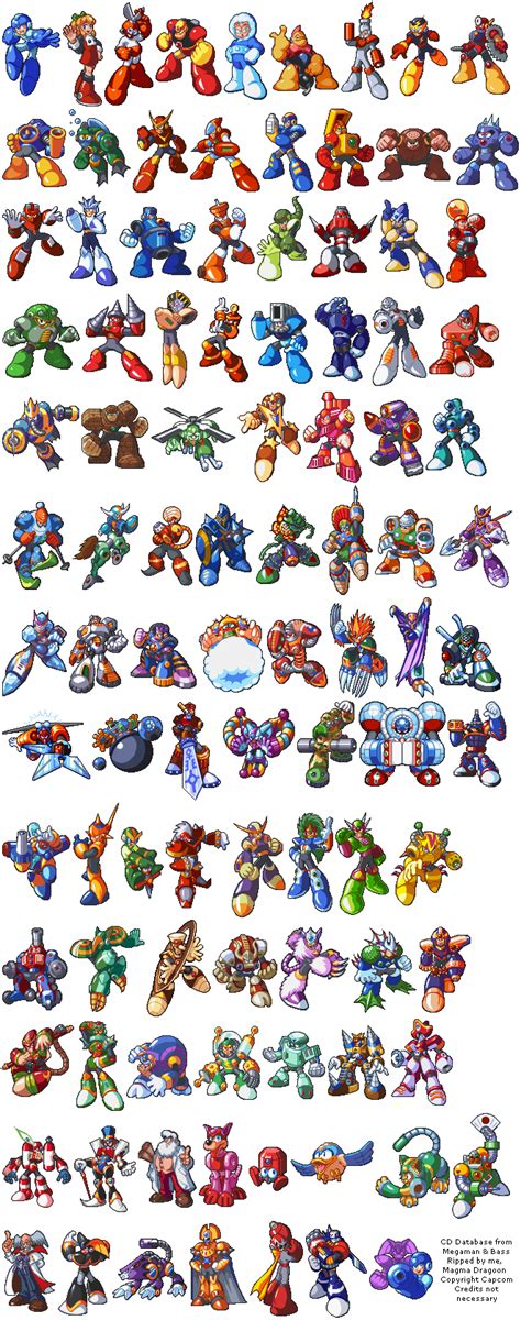 The Spriters Resource Full Sheet View Mega Man And Bass Rockman