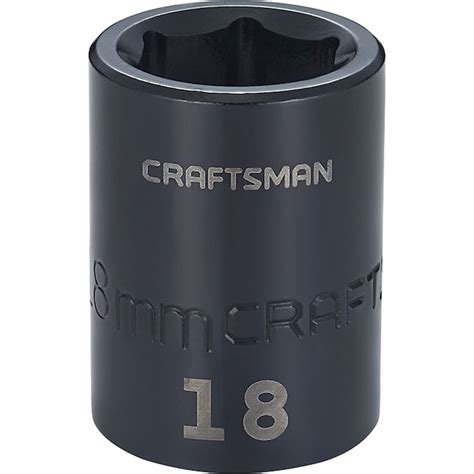 Craftsman Metric 12 In Drive 18mm 6 Point Impact Socket In The Impact