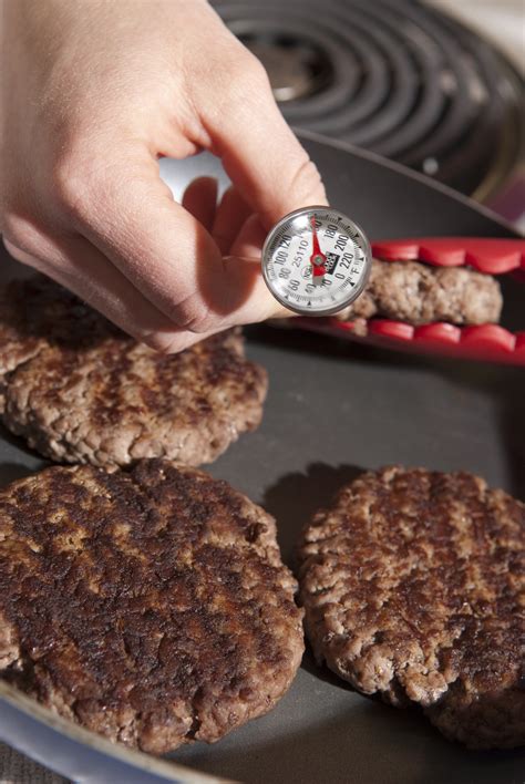 High heat will cook it from the outside and make it well done. Ground Beef: Safe Handling and Cooking | Food Safety News