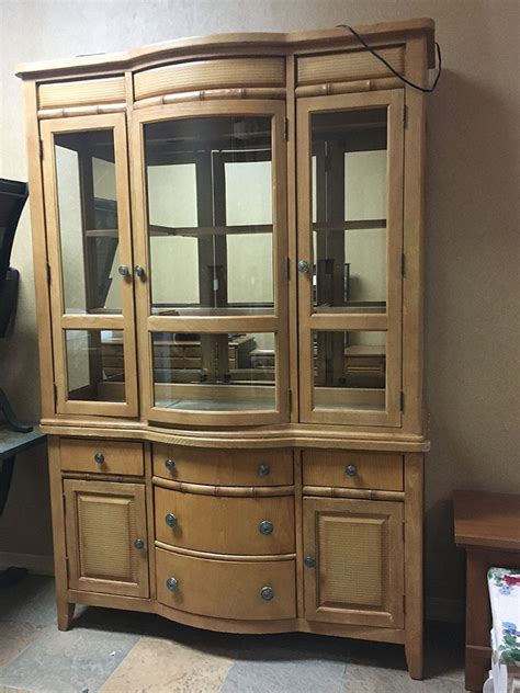 While you do want lighter colors to balance the darker cabinets, you don't want to make the. Beautiful Light Colored China Cabinet - Giving It Away Today