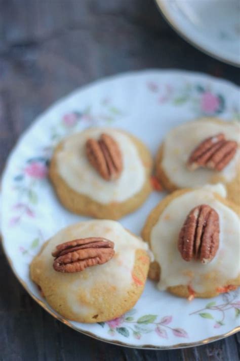 Bake 16 minutes at 350°f. Carrot Cookies with Orange Icing | Recipe | Cookie recipes ...