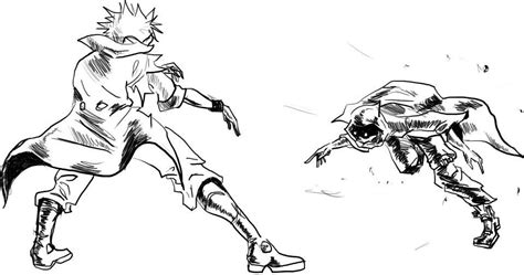 Pin By Ishviene S On Zobys Sketches Anime Fight Anime Fight Scene