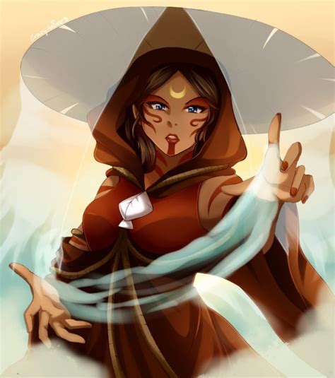 Katara As Painted Lady In 2020 Woman Painting Avatar The Last