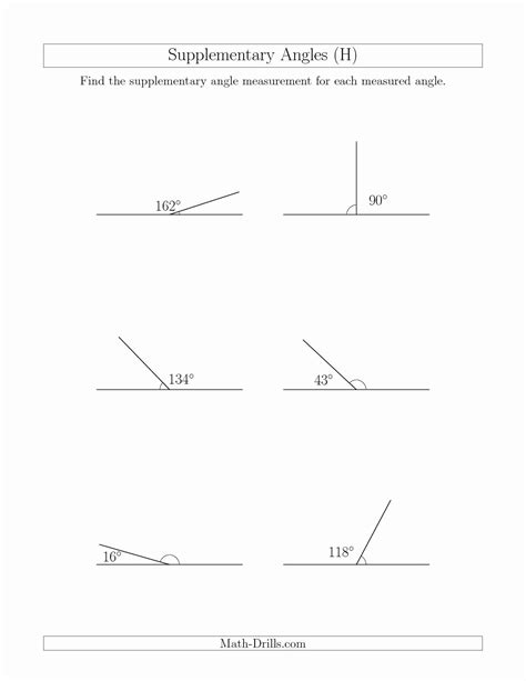 Angle Pair Relationships Worksheets Answer Key