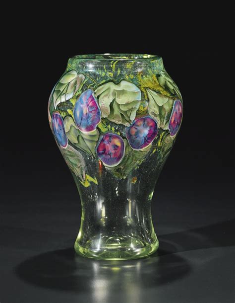Lot Sothebys Tiffany Art Tiffany Glass Art Glass Vase