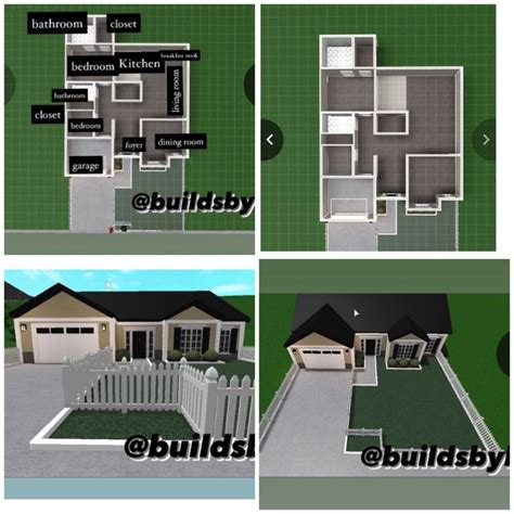 Bloxburg Layout Rblx Sims House Plans House Outline Diy House Plans