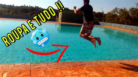 Desafios Pulamos Na Piscina Youtube