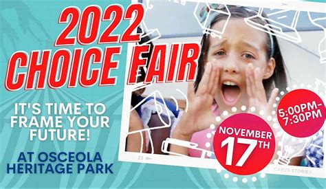 Osceola School District To Host 2022 Choice Fair For Parents And