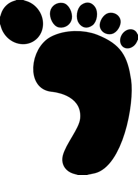 Cartoon Baby Footprints Clipart Best