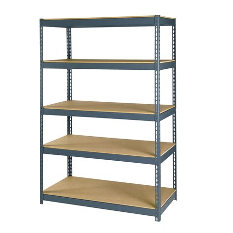 Maxi Rack 72 5 Shelf Steel And Particleboard Storage Rack