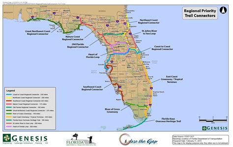 Florida Trail Hiking Guide Florida Hikes Pinellas Trail Map