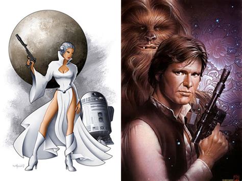 As detailed more extensively in our skywalker family tree, leia is the daughter. Fine Star Wars Artwork