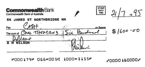 Bsb numbers are a crucial part of making bank transfers in australia. The account number hand-written on the back of a $1600 ...