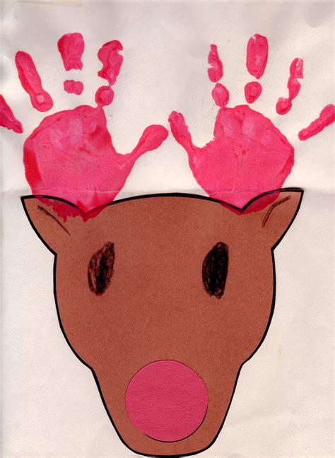 Easy Reindeer Paper Craft Just Add Antlers Preschool Education For