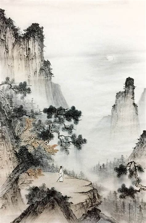 Chinese Mountains Painting 1011103 46cm X 68cm18〃 X 27〃