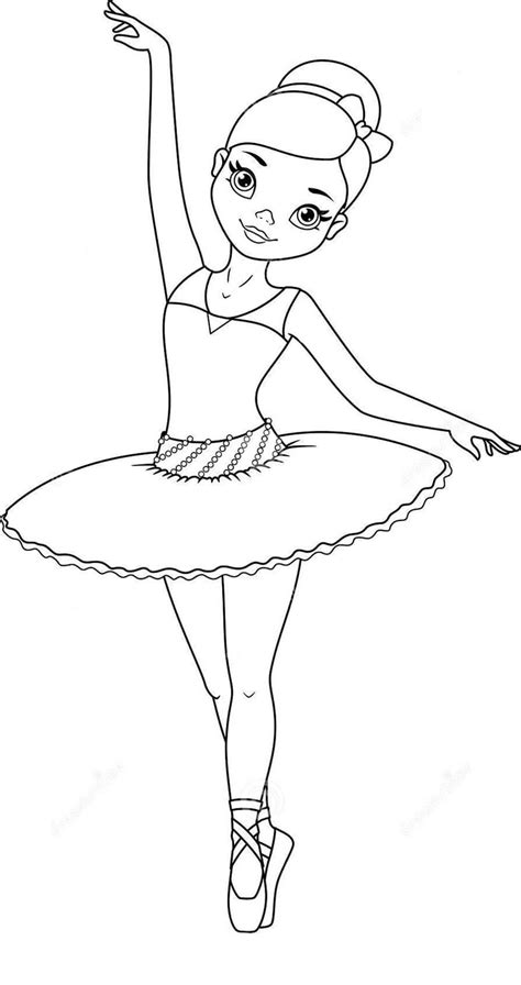 Ballerina Drawings For Kids More Sketch Coloring Page