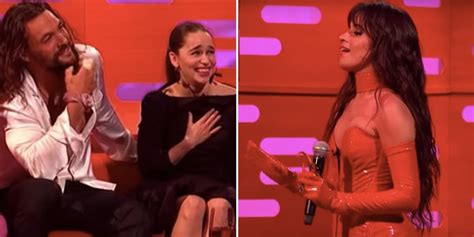 Camila Cabello Fangirls Over Jason Momoa And Emilia Clarke Popsugar Celebrity Uk