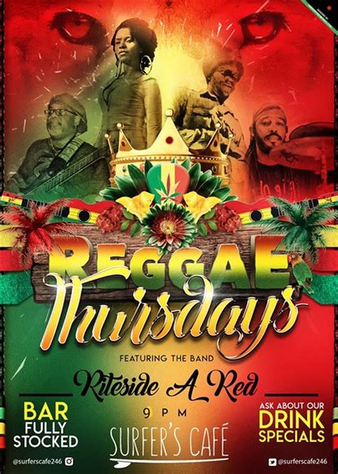 Reggae Thursdays At Surfers Cafe Whats On In Barbados 2019 05 02 To