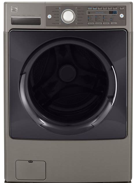 Kenmore Elite 40 Cu Ft Steam Front Load Washer Metallic Silver