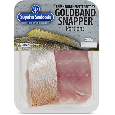 Supafin Seafoods Fresh Northern Territory Goldband Snapper Portions