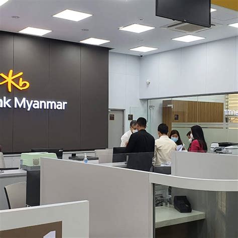 Kb Bank Myanmar Bank In Yangon