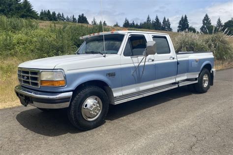 1995 Ford F 350 Xlt Crew Cab Power Stroke Dually For Sale On Bat