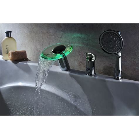 Your delta faucet superstore for delta bathroom faucets and delta kitchen faucets. Sumerain Single Handle Deck Mount Tub Faucet Set with ...